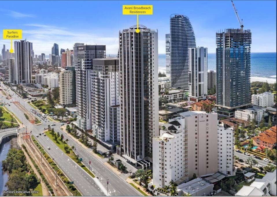 Broadbeach Stunner Modern And Central Gold Coast Extérieur photo